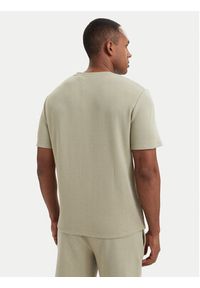 BOSS T-Shirt Waffle 50535891 Zielony jasny Regular Fit. Kolor: zielony. Materiał: bawełna #5