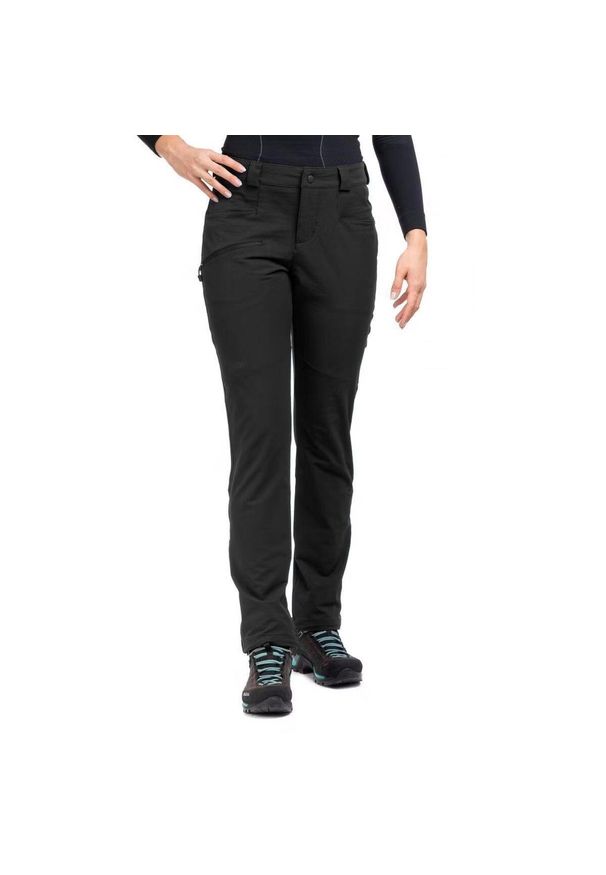 Marmot - Spodnie trekkingowe damskie Scree Women. Kolor: czarny. Materiał: softshell. Sport: turystyka piesza