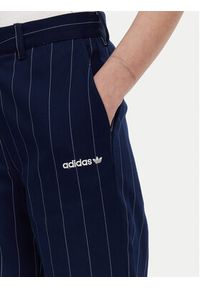 Adidas - adidas Spodnie materiałowe Pinstripe JJ3482 Granatowy Regular Fit. Kolor: niebieski. Materiał: bawełna #3