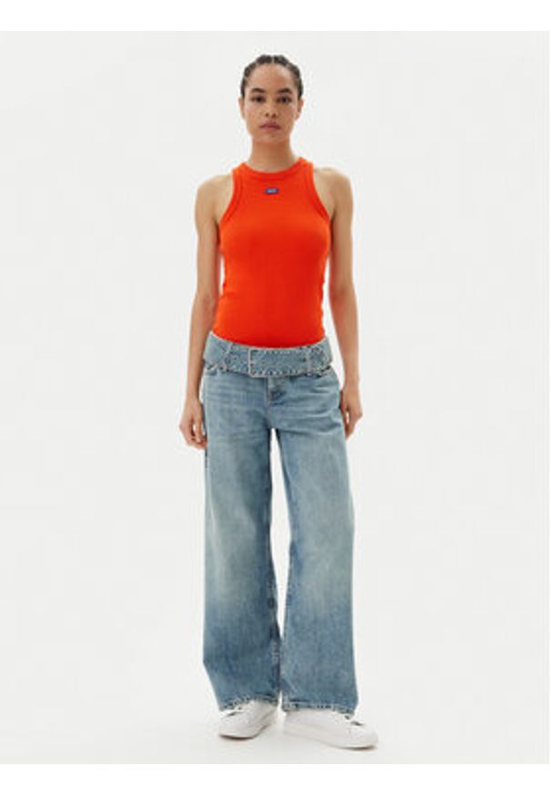 Hugo - HUGO Jeansy Glory_B 50541520 Niebieski Relaxed Fit. Kolor: niebieski