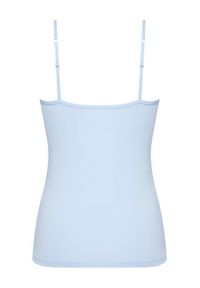 Triumph Top Feel Of Modal 10221654 Błękitny Slim Fit. Kolor: niebieski