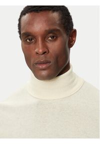 United Colors of Benetton - United Colors Of Benetton Golf 1002U2180 Écru Regular Fit. Typ kołnierza: golf. Materiał: wełna #2