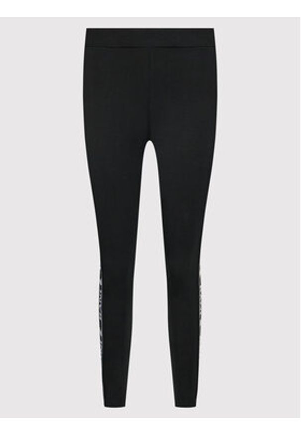 Karl Kani Legginsy Tape 6104721 Czarny Slim Fit. Kolor: czarny. Materiał: bawełna