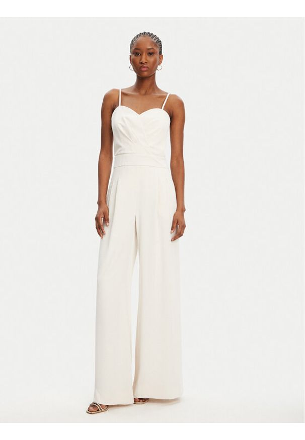ACCESS FASHION Kombinezon 53-5508-145 Écru Slim Fit. Materiał: syntetyk
