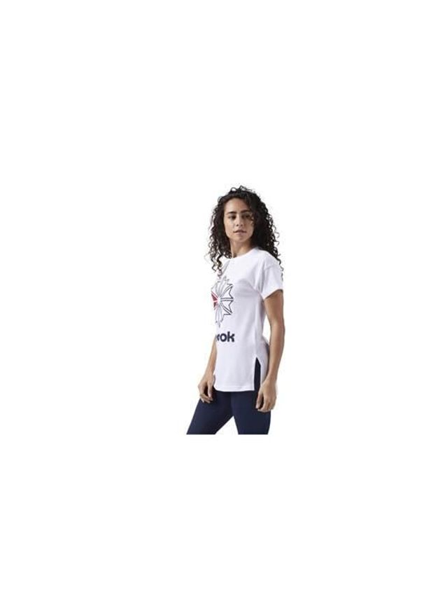 Koszulka sportowa damska Reebok F GR Tee. Kolor: biały. Długość rękawa: krótki rękaw. Długość: krótkie