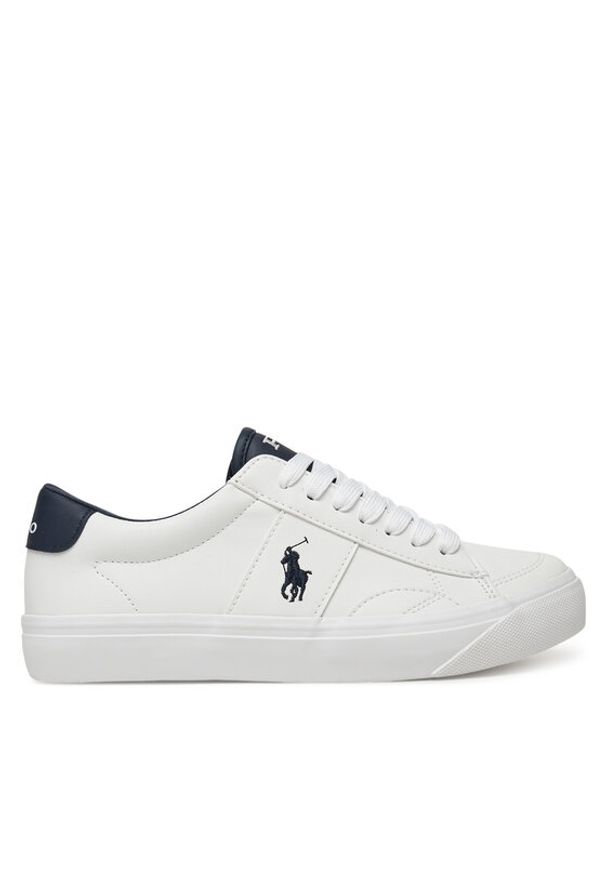 Polo Ralph Lauren Sneakersy Ryley RL02447103 Biały. Kolor: biały. Materiał: skóra