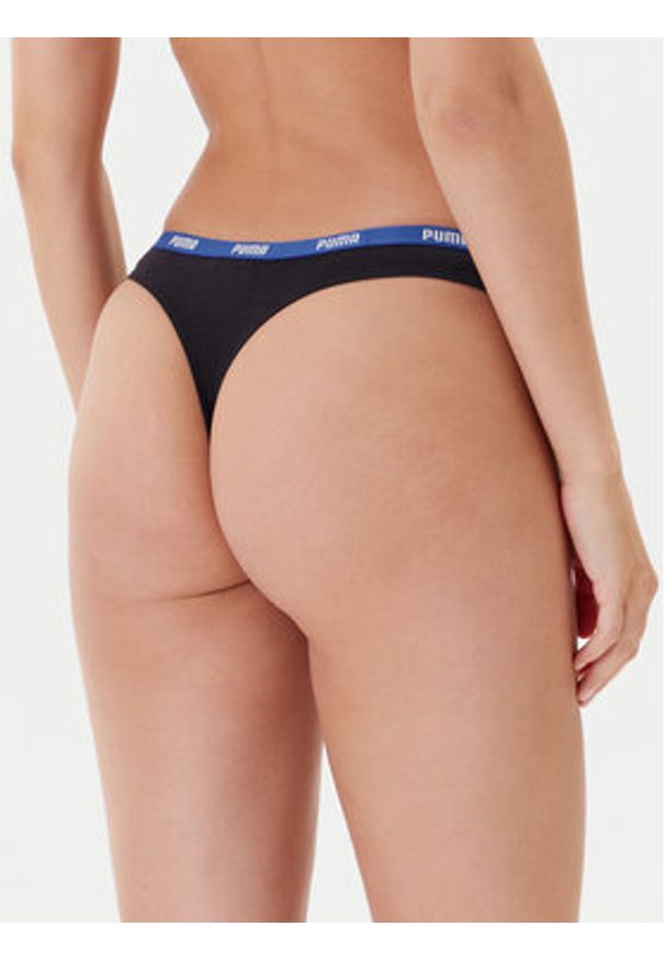Puma Komplet stringów 907590 Czarny. Kolor: czarny. Materiał: bawełna
