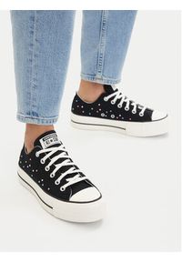 Converse Trampki Chuck Taylor All Star Lift Platform Mini Studs A19141C Czarny. Kolor: czarny. Materiał: materiał. Obcas: na platformie #4