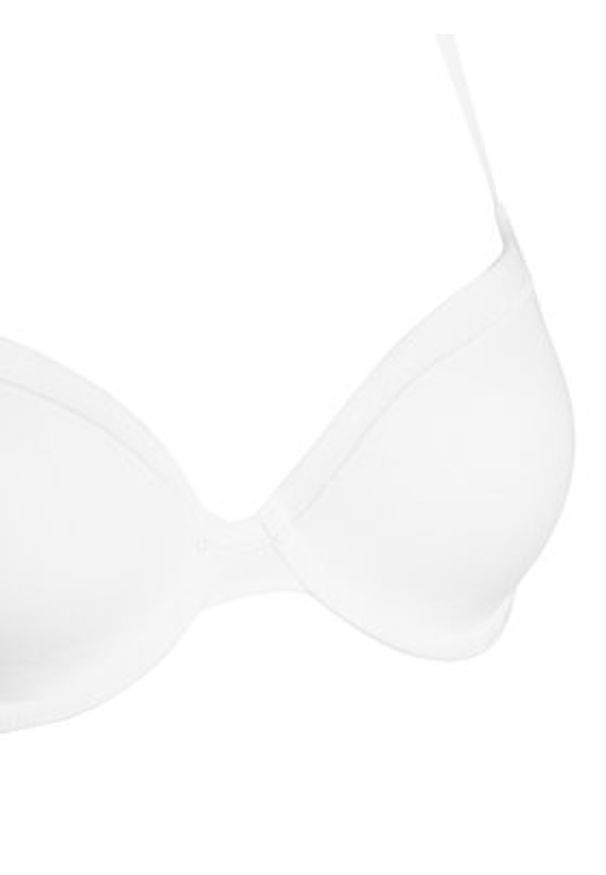 Calvin Klein Underwear Biustonosz z fiszbiną 0000F3784E Biały. Kolor: biały. Materiał: bawełna