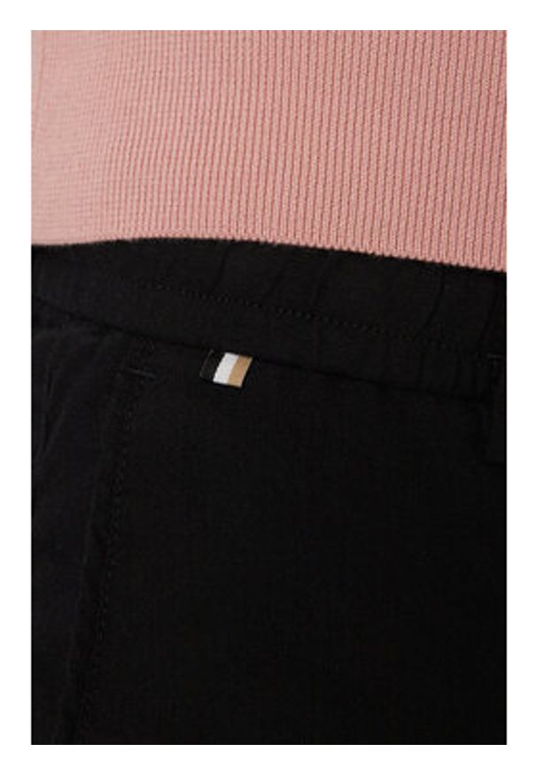 BOSS Spodnie materiałowe Kane1 50557859 Czarny Regular Fit. Kolor: czarny. Materiał: syntetyk