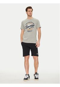 Blend Szorty sportowe 20718064 Czarny Regular Fit. Kolor: czarny. Materiał: bawełna. Styl: sportowy