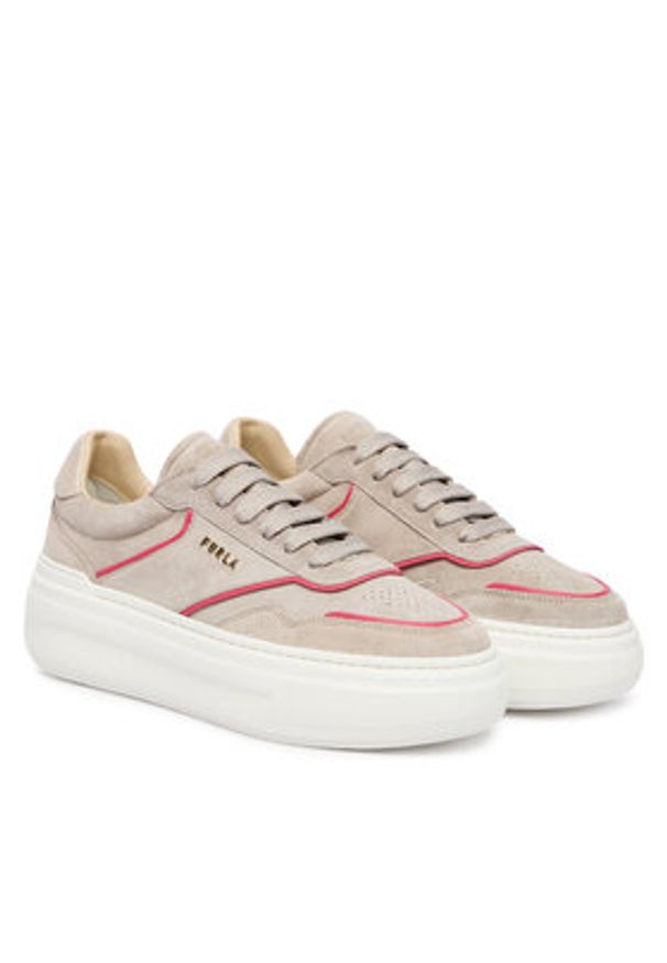 Furla Sneakersy Nuage YK73NUA BX4533 Różowy. Kolor: różowy. Materiał: skóra