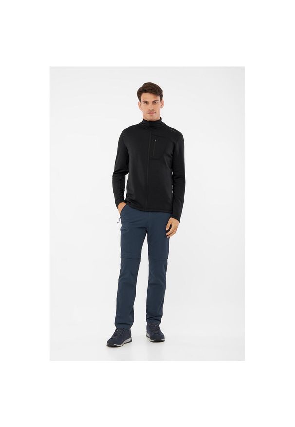 Viking - Bluza męska VIKING Admont Full Zip Man rozpinana. Kolor: czarny