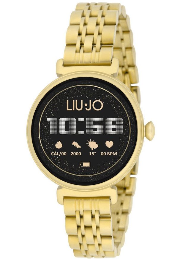 Liujo - Smartwatch damski LIU JO SWLJ157 złoty bransoleta. Rodzaj zegarka: smartwatch. Kolor: złoty