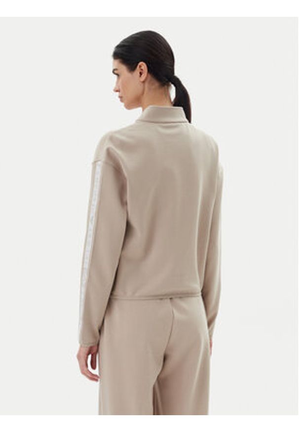 EA7 Emporio Armani Bluza 7W000275 AF12501 U6155 Beżowy Regular Fit. Kolor: beżowy. Materiał: syntetyk