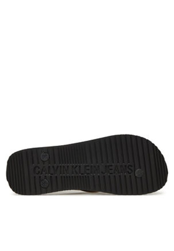 Calvin Klein Jeans Japonki Beach Sandal Transparent Tpu YW0YW01829 Czarny. Kolor: czarny. Materiał: syntetyk