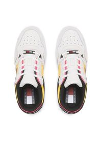 Tommy Jeans Sneakersy Bastke Wmn EN0EN02052 Écru. Materiał: zamsz, skóra