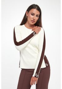 Elisabetta Franchi - Sweter damski z logo ELISABETTA FRANCHI #1