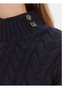 Barbour Sukienka dzianinowa Belford LDR0946NY73 Granatowy Regular Fit. Kolor: niebieski. Materiał: wełna #4