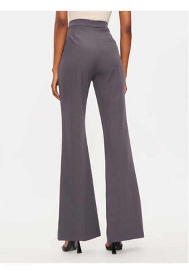 Maryley Spodnie materiałowe 24IB587/43ST Szary Regular Fit. Kolor: szary. Materiał: syntetyk