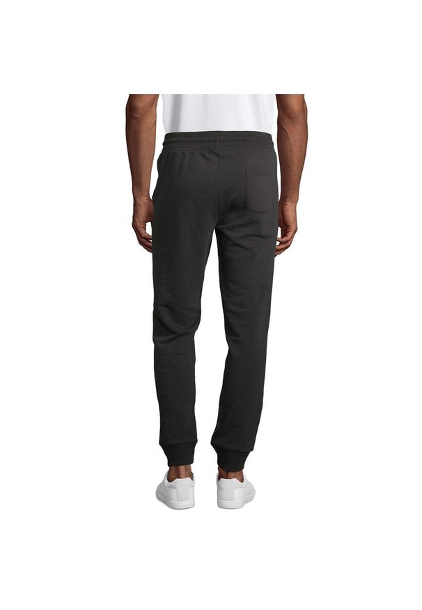 SOL'S - Męskie Spodnie Do Biegania Jet. Kolor: czarny. Materiał: dresówka