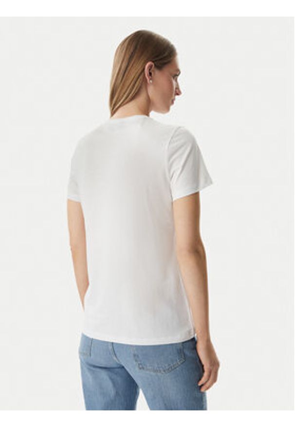 Lauren Ralph Lauren - LAUREN RALPH LAUREN T-Shirt 200P09106004 Biały Relaxed Fit. Kolor: biały. Materiał: bawełna