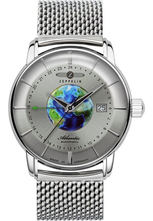 Zegarek Zeppelin Zegarek męski Zeppelin 8468M-1 srebrny. Kolor: srebrny