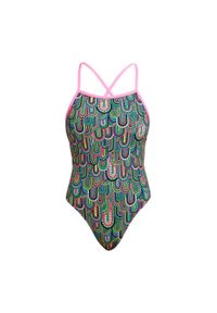 FUNKITA - Strój pływacki jednoczęściowy damski Funkita Tie Me Tight One Piece. Kolor: wielokolorowy