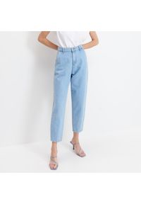 Mohito - Jeansy slouchy - Niebieski. Kolor: niebieski. Materiał: jeans #1