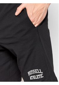 Russell Athletic Szorty sportowe Iconic E26011 Czarny Regular Fit. Kolor: czarny. Materiał: bawełna. Styl: sportowy