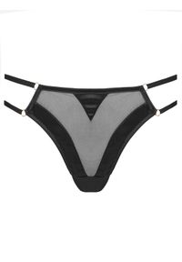 Hunkemöller Stringi Vienna 301822 Czarny. Kolor: czarny. Materiał: syntetyk