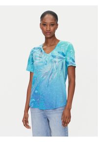 Olsen T-Shirt 11105045 Niebieski Regular Fit. Kolor: niebieski. Materiał: bawełna