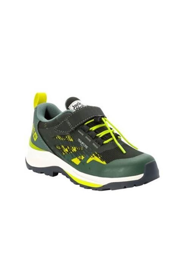 Buty trekkingowe dla dzieci Jack Wolfskin Villi Hiker Texapore Low. Kolor: zielony. Materiał: materiał, syntetyk. Szerokość cholewki: normalna