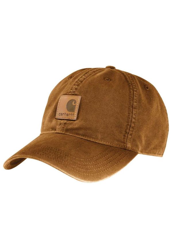 Czapka z daszkiem Carhartt Odessa Cap. Kolor: brązowy