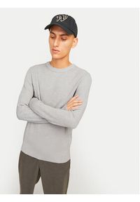 Jack & Jones - Jack&Jones Sweter Perfect 12257771 Szary Regular Fit. Kolor: szary. Materiał: bawełna #3