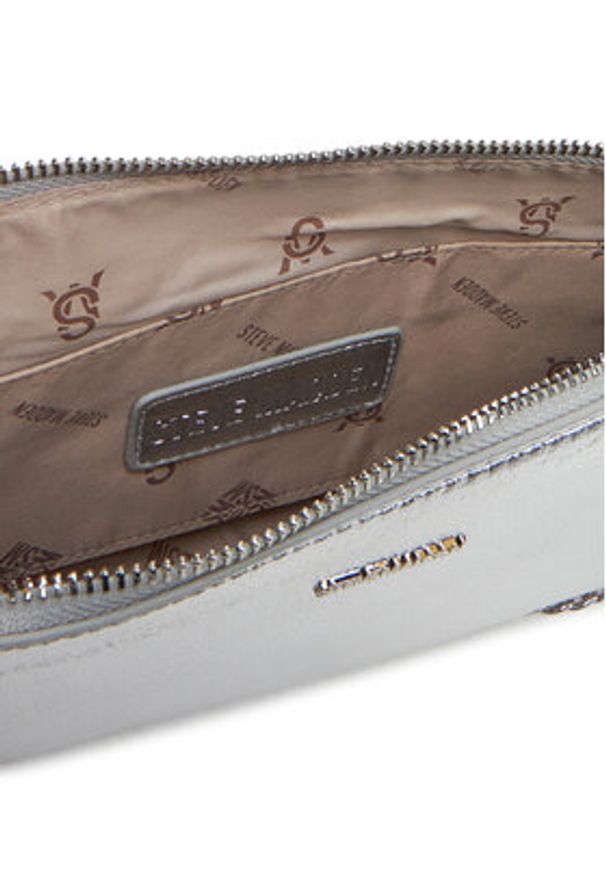 Steve Madden Torebka Bnaim-R SM13001551 Srebrny. Kolor: srebrny. Materiał: skórzane