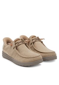 skechers - Skechers Mokasyny Melson-Coronado 210959/TPE Beżowy. Kolor: beżowy. Materiał: materiał #5