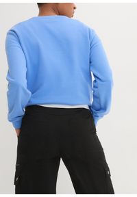 bonprix - Spodnie bojówki z bawełny, średni stan. Kolor: czarny. Materiał: bawełna #3