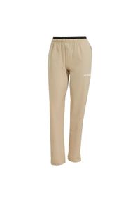 Adidas - Spodnie Terrex Multi Liteflex. Kolor: beżowy. Materiał: materiał. Sport: turystyka piesza