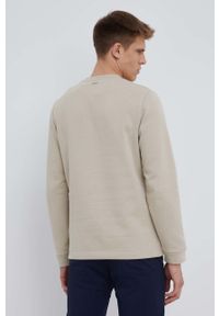 outhorn - Outhorn bluza męska kolor beżowy z nadrukiem. Kolor: beżowy. Wzór: nadruk #4