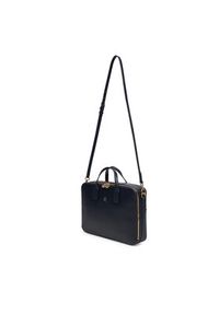 TOMMY HILFIGER - Tommy Hilfiger Torba na laptopa Th Icon Laptop Bag AW0AW18004 Granatowy. Kolor: niebieski. Materiał: skóra