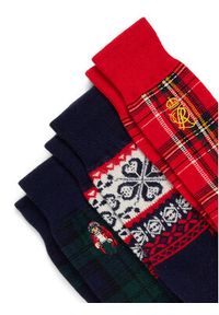 Polo Ralph Lauren Skarpety długie 449958866001 Kolorowy. Materiał: materiał, wełna. Wzór: kolorowy