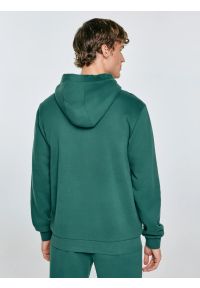 Big-Star - Bluza męska rozpinana z kapturem zielona Ajron 304. Okazja: na co dzień, na spacer. Typ kołnierza: kaptur. Kolor: zielony. Materiał: jeans, dresówka, dzianina. Wzór: haft. Styl: casual #6