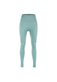 BESHAPED - Legginsy fitness damskie Beshaped Femme Force bezszwowe. Kolor: niebieski. Materiał: nylon. Sport: fitness