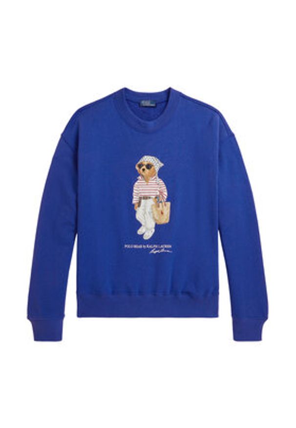 Polo Ralph Lauren Bluza 211A12730001 Niebieski Regular Fit. Typ kołnierza: polo. Kolor: niebieski. Materiał: bawełna