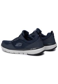 skechers - Skechers Sneakersy Flex Advantage 3.0 52954 Granatowy. Kolor: niebieski. Materiał: materiał