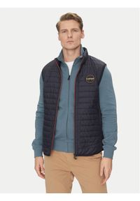Napapijri Kamizelka Amiata NP0A4ICR Granatowy Regular Fit. Kolor: niebieski. Materiał: syntetyk. Długość rękawa: bez rękawów #1