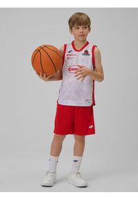 4f - 4F Koszulka meczowa replika domowa z sezonu 2025/26 dziecięca 4F x MOSiR Bochnia - biała 122/128 (6-8 lat). Kolor: biały. Materiał: materiał. Wzór: nadruk. Sezon: lato. Sport: bieganie, fitness #2