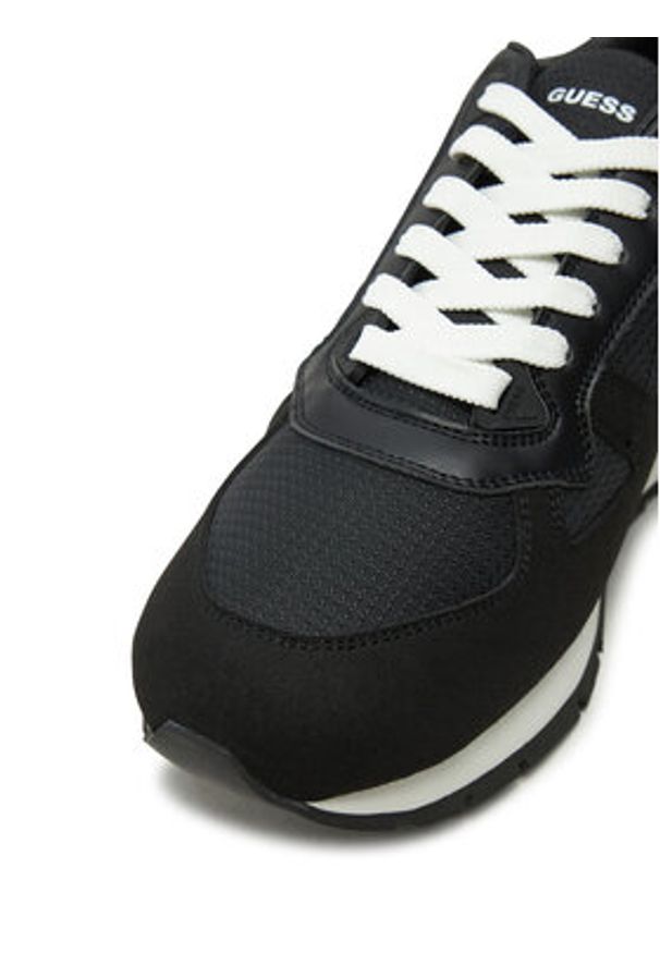 Guess Sneakersy Tresa FMPALC ELE12 Czarny. Kolor: czarny. Materiał: skóra