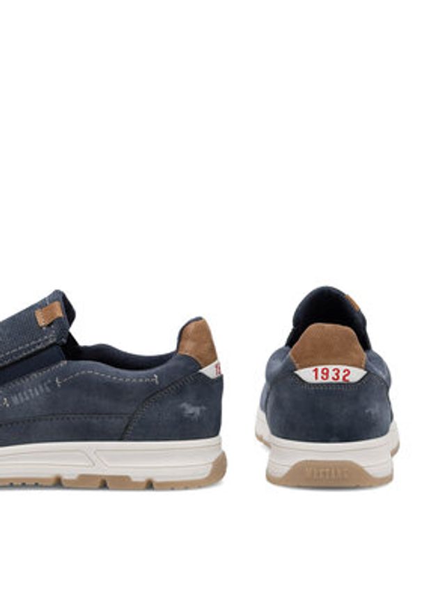 Mustang Półbuty 4195-401 Granatowy. Kolor: niebieski. Materiał: skóra